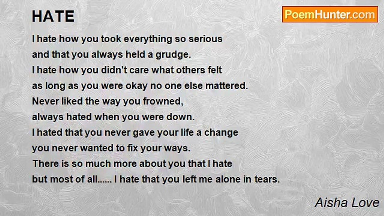 Aisha Love - HATE