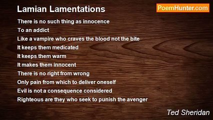 Ted Sheridan - Lamian Lamentations