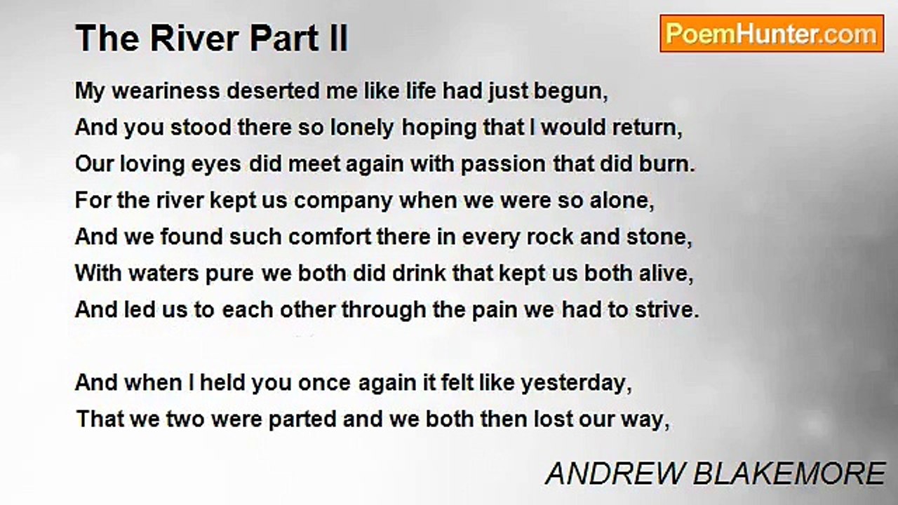 ANDREW BLAKEMORE - The River Part II