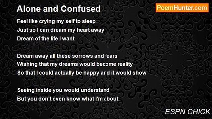 ESPN CHICK - Alone and Confused