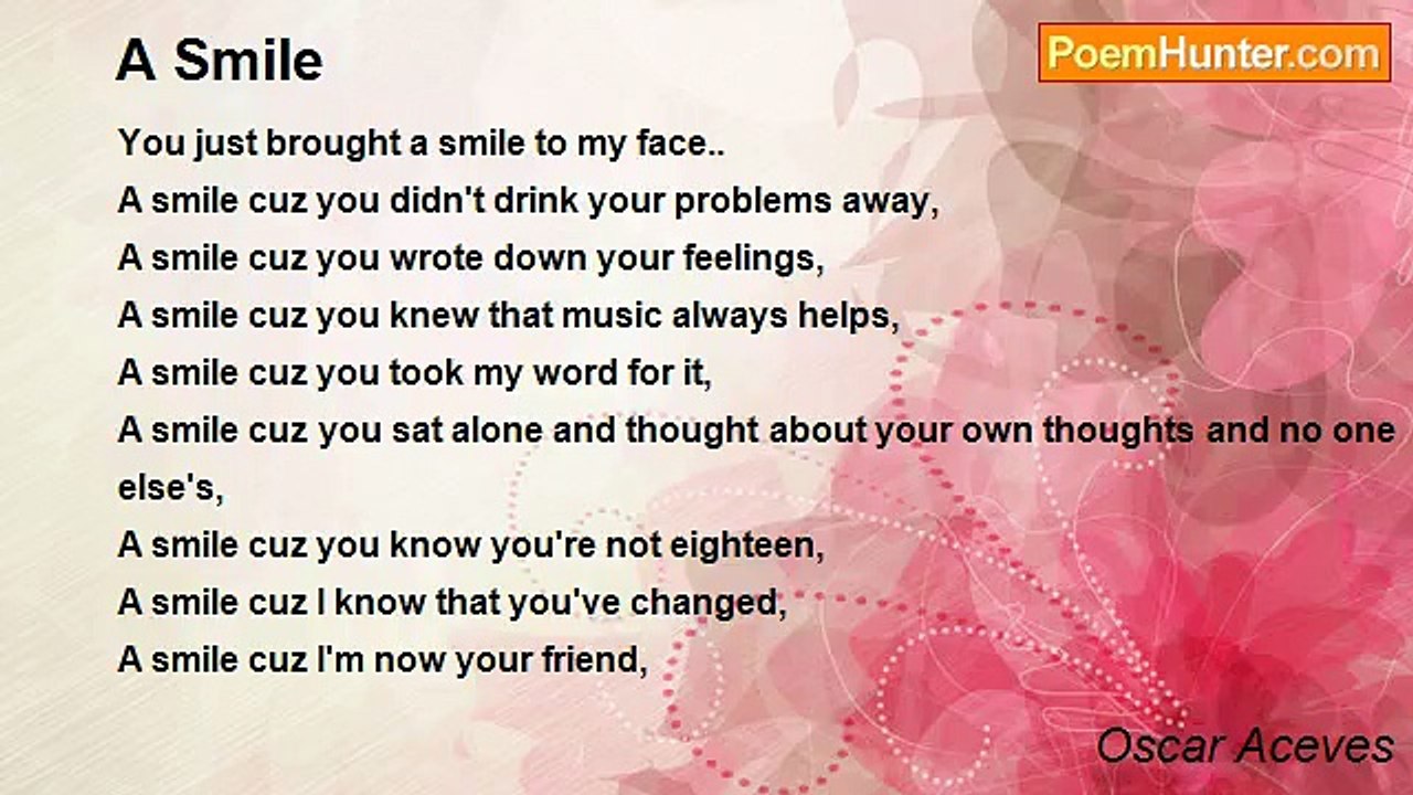 Oscar Aceves - A Smile