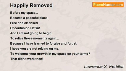 Lawrence S. Pertillar - Happily Removed