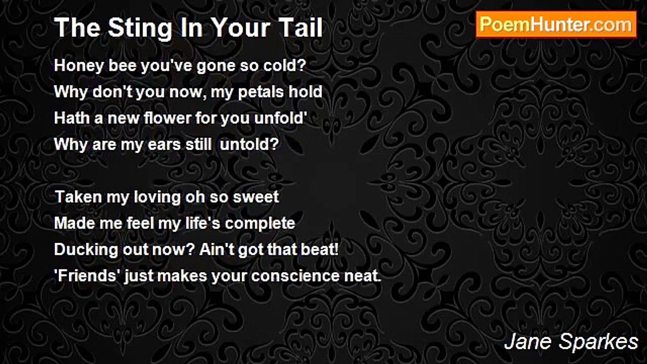 Jane Sparkes - The Sting In Your Tail