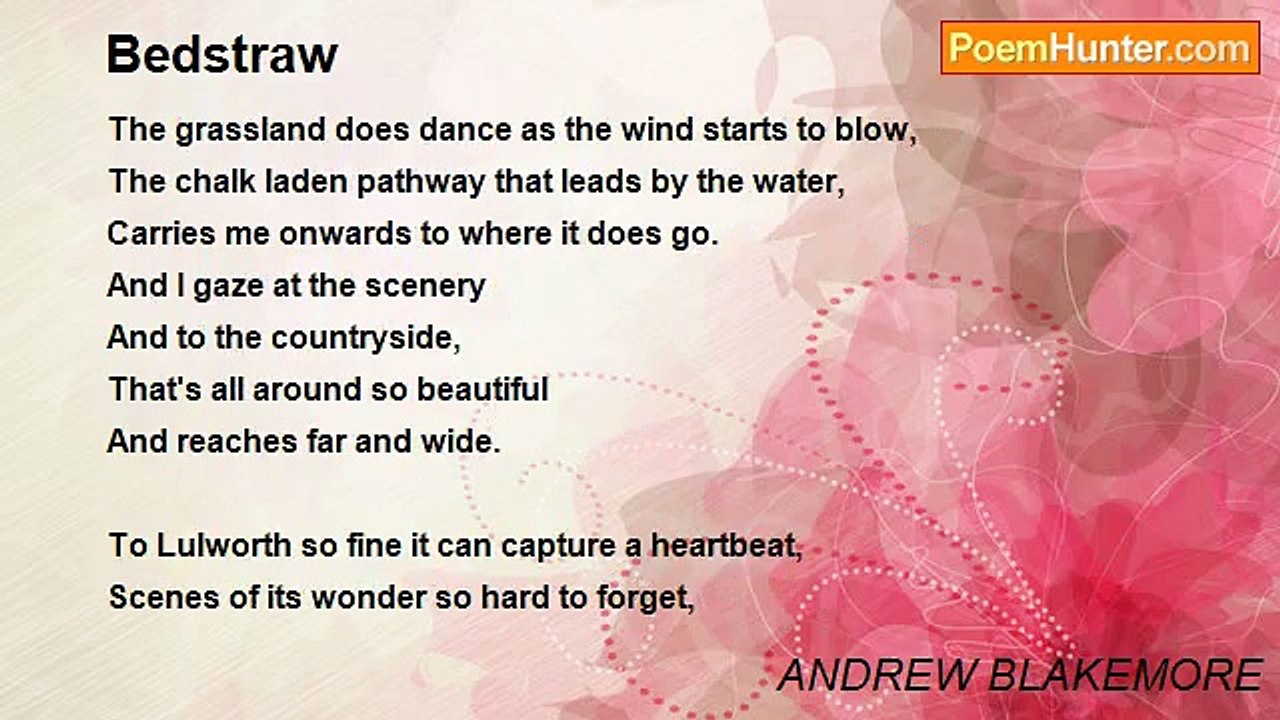 ANDREW BLAKEMORE - Bedstraw