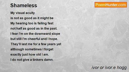 ivor or ivor.e hogg - Shameless