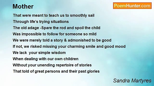 Sandra Martyres - Mother