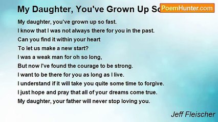 Jeff Fleischer - My Daughter, You've Grown Up So Fast