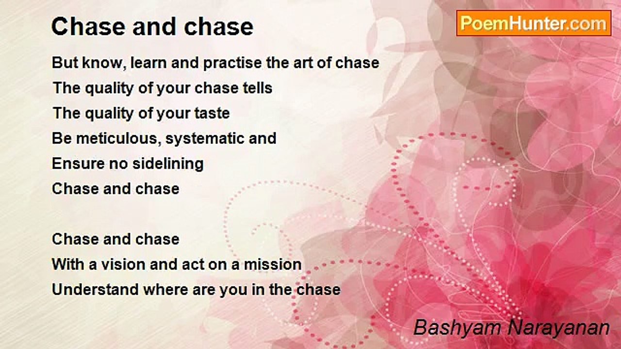 Bashyam Narayanan - Chase and chase