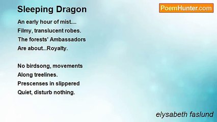 elysabeth faslund - Sleeping Dragon