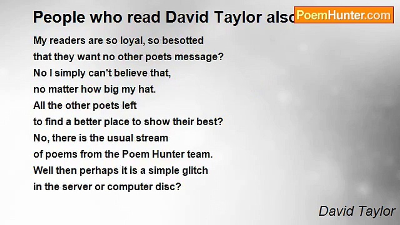 David Taylor - People who read David Taylor als...