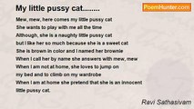 Ravi Sathasivam - My little pussy cat........