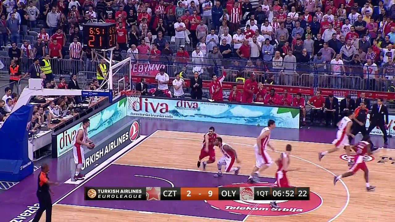 Highlights: Crvena Zvezda Telekom Belgrade-Olym...