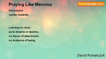 David Kowalczyk - Praying Like Mencius