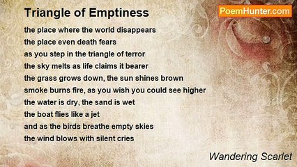 Wandering Scarlet - Triangle of Emptiness