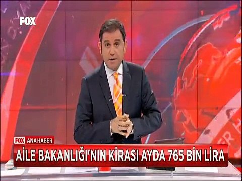 Devlet 10 ayda 140 milyon lira kira ödedi Aile Bakanlığının kirası 765 Bin Lira