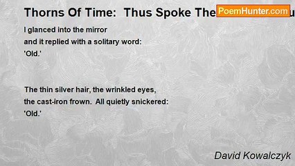 David Kowalczyk - Thorns Of Time:  Thus Spoke The Immortal Soul