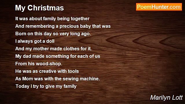 Marilyn Lott - My Christmas