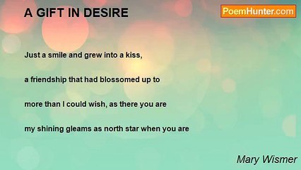 Mary Wismer - A GIFT IN DESIRE