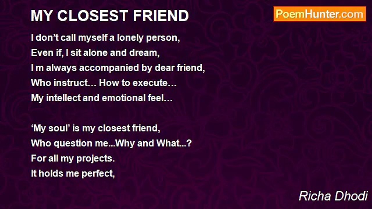 Richa Dhodi - MY CLOSEST FRIEND