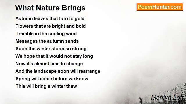 Marilyn Lott - What Nature Brings