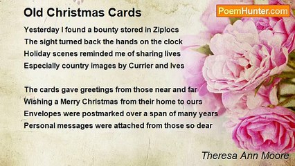 Theresa Ann Moore - Old Christmas Cards
