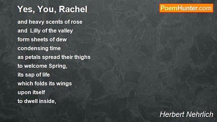 Herbert Nehrlich - Yes, You, Rachel