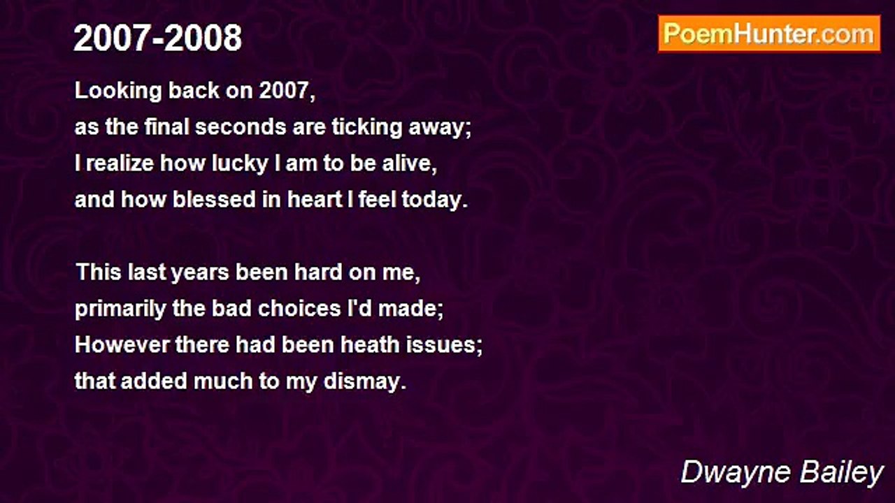 Dwayne Bailey - 2007-2008