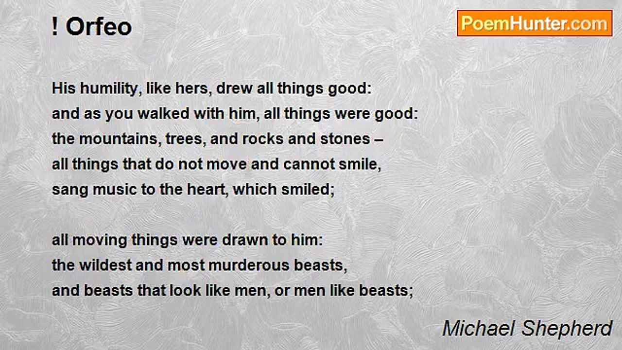 Michael Shepherd - ! Orfeo