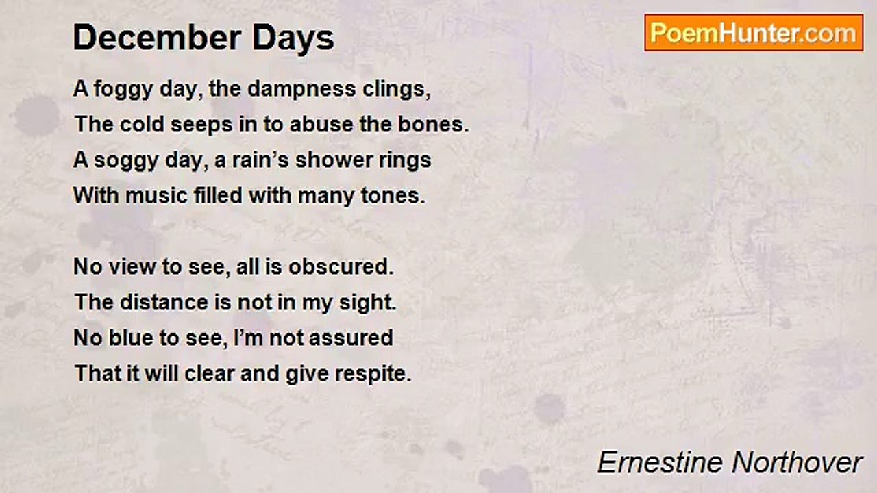 Ernestine Northover - December Days