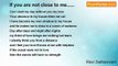 Ravi Sathasivam - If you are not close to me......