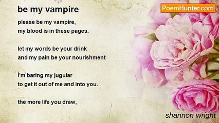 shannon wright - be my vampire