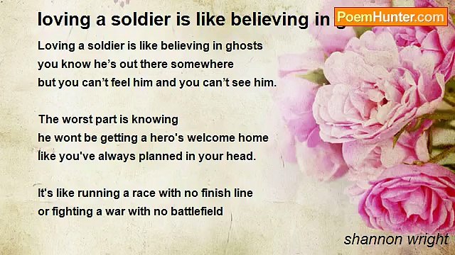 shannon wright - loving a soldier is like believing in ghosts