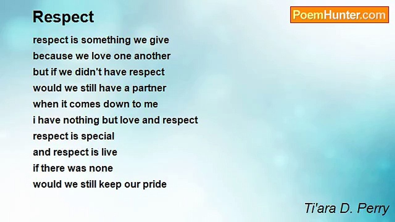 Ti'ara D. Perry - Respect