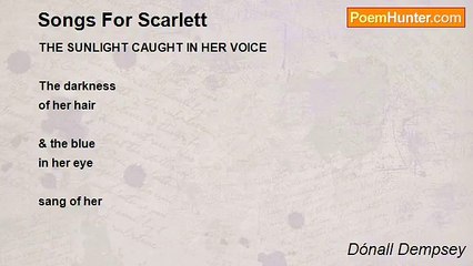 Dónall Dempsey - Songs For Scarlett