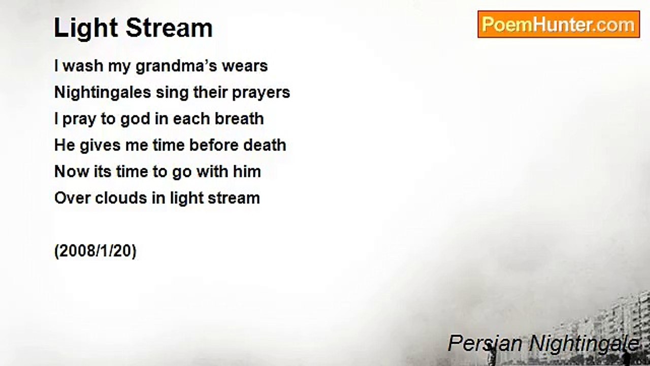 Persian Nightingale - Light Stream
