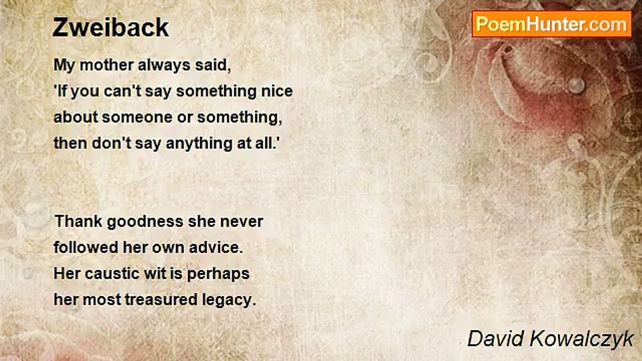 David Kowalczyk - Zweiback