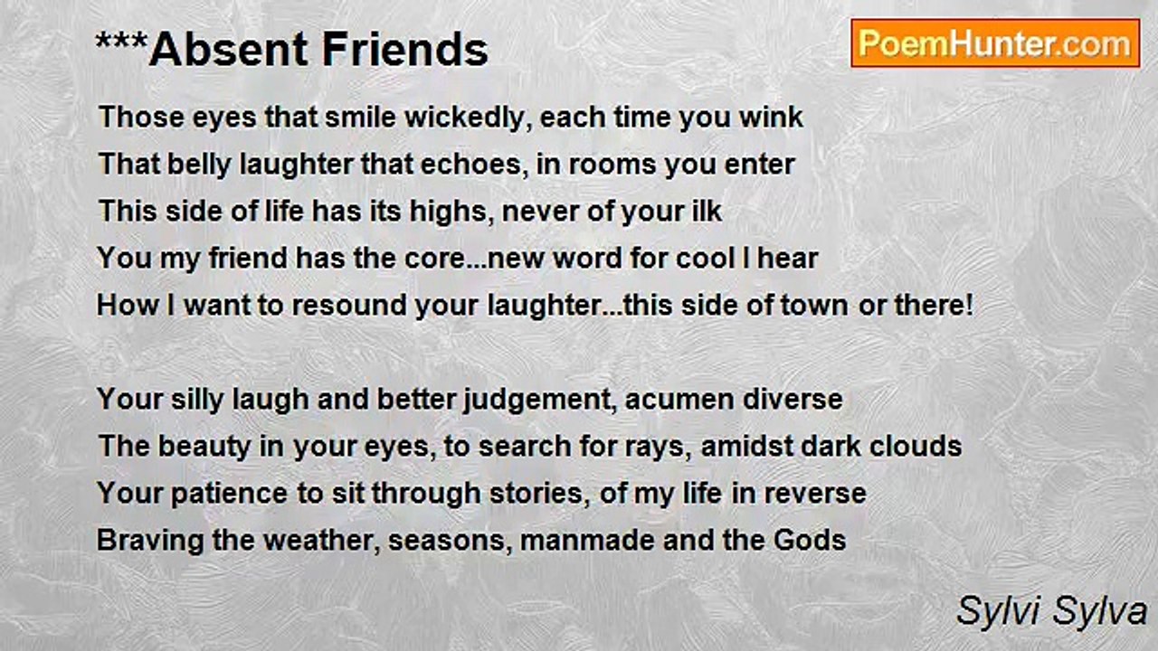 Sylvi Sylva - ***Absent Friends