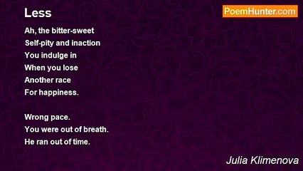 Julia Klimenova - Less