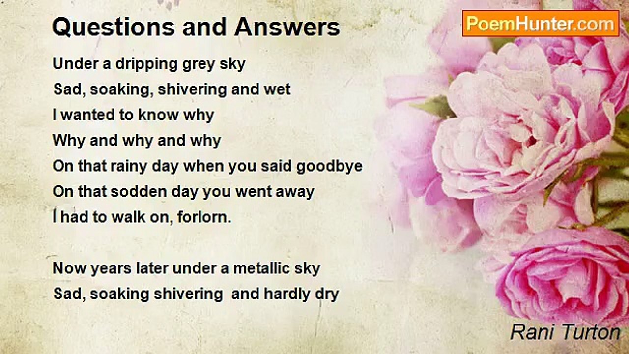 Rani Turton - Questions and Answers