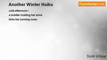 Sunil Uniyal - Another Winter Haiku