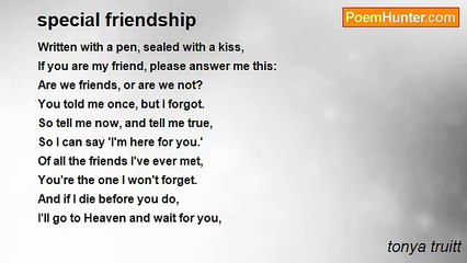 tonya truitt - special friendship