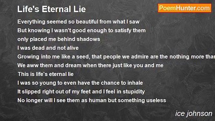 ice johnson - Life's Eternal Lie