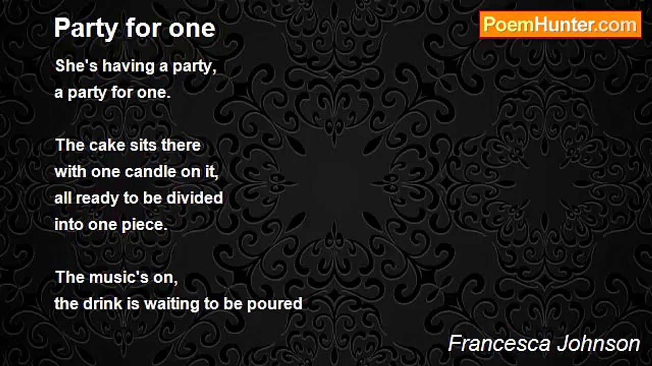 Francesca Johnson - Party for one