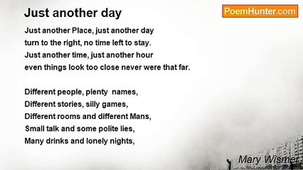 Mary Wismer - Just another day