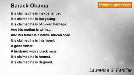 Lawrence S. Pertillar - Barack Obama