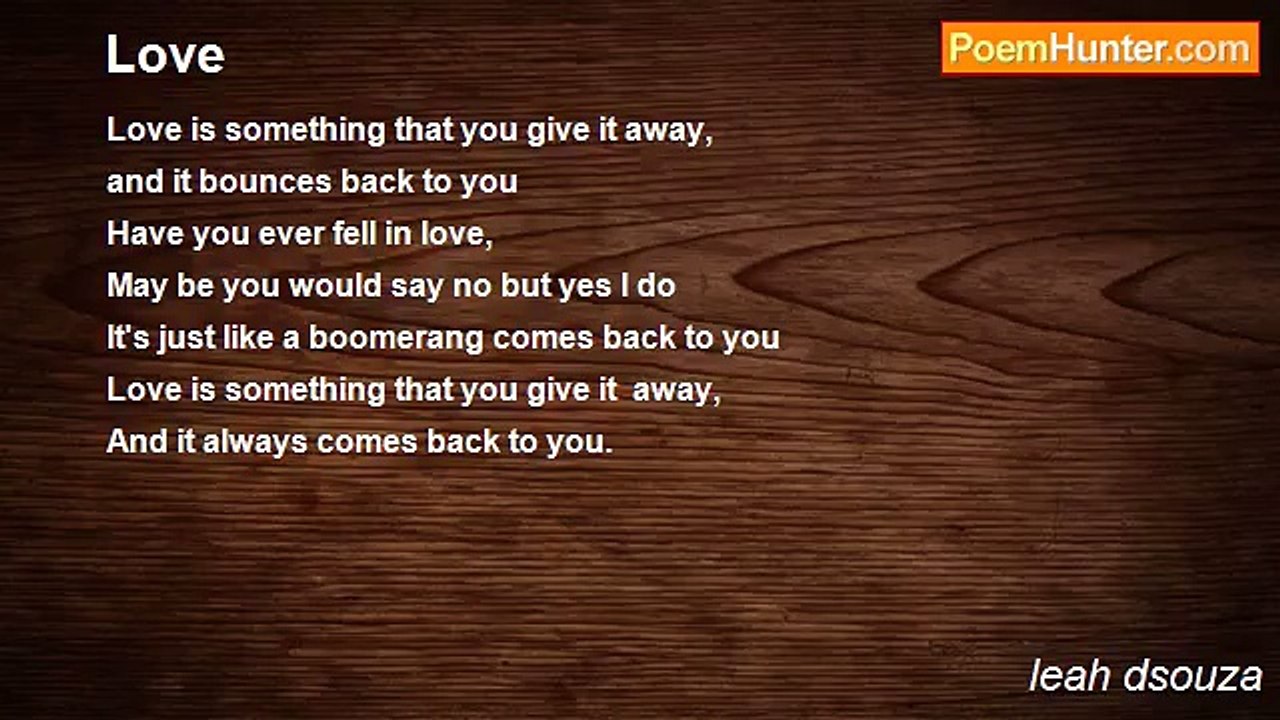 leah dsouza - Love