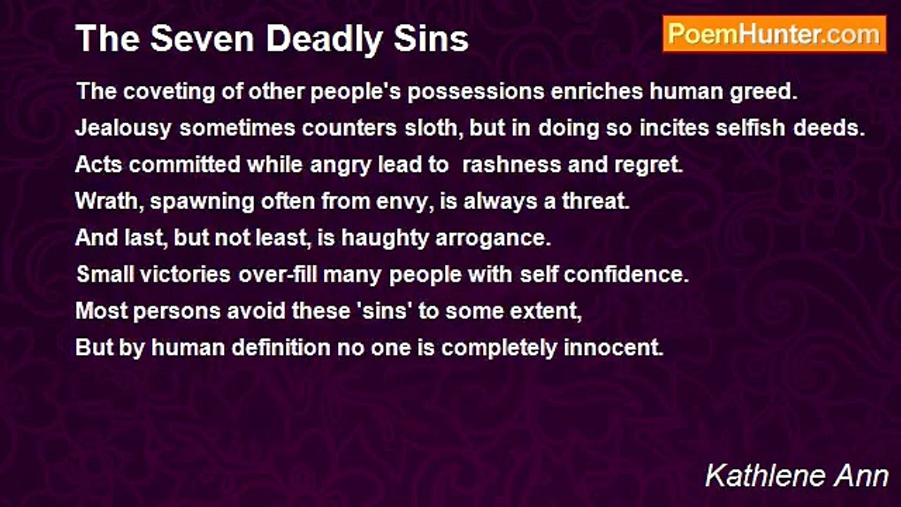 Kathlene Ann - The Seven Deadly Sins