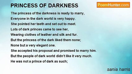 sania harris - PRINCESS OF DARKNESS