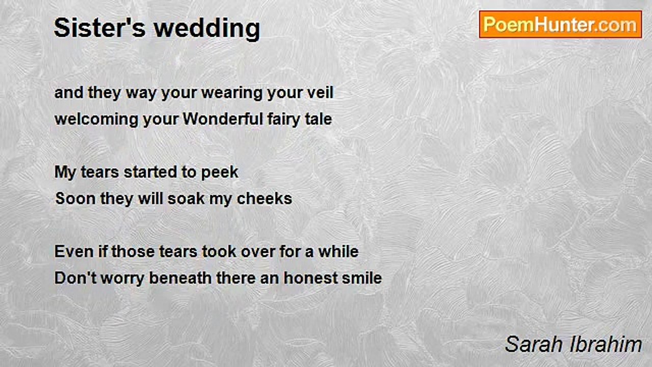 Sarah Ibrahim - Sister's wedding