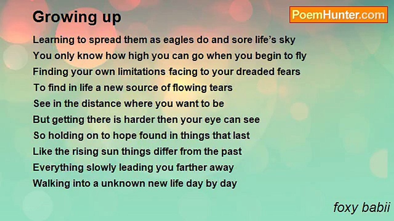 foxy babii - Growing up